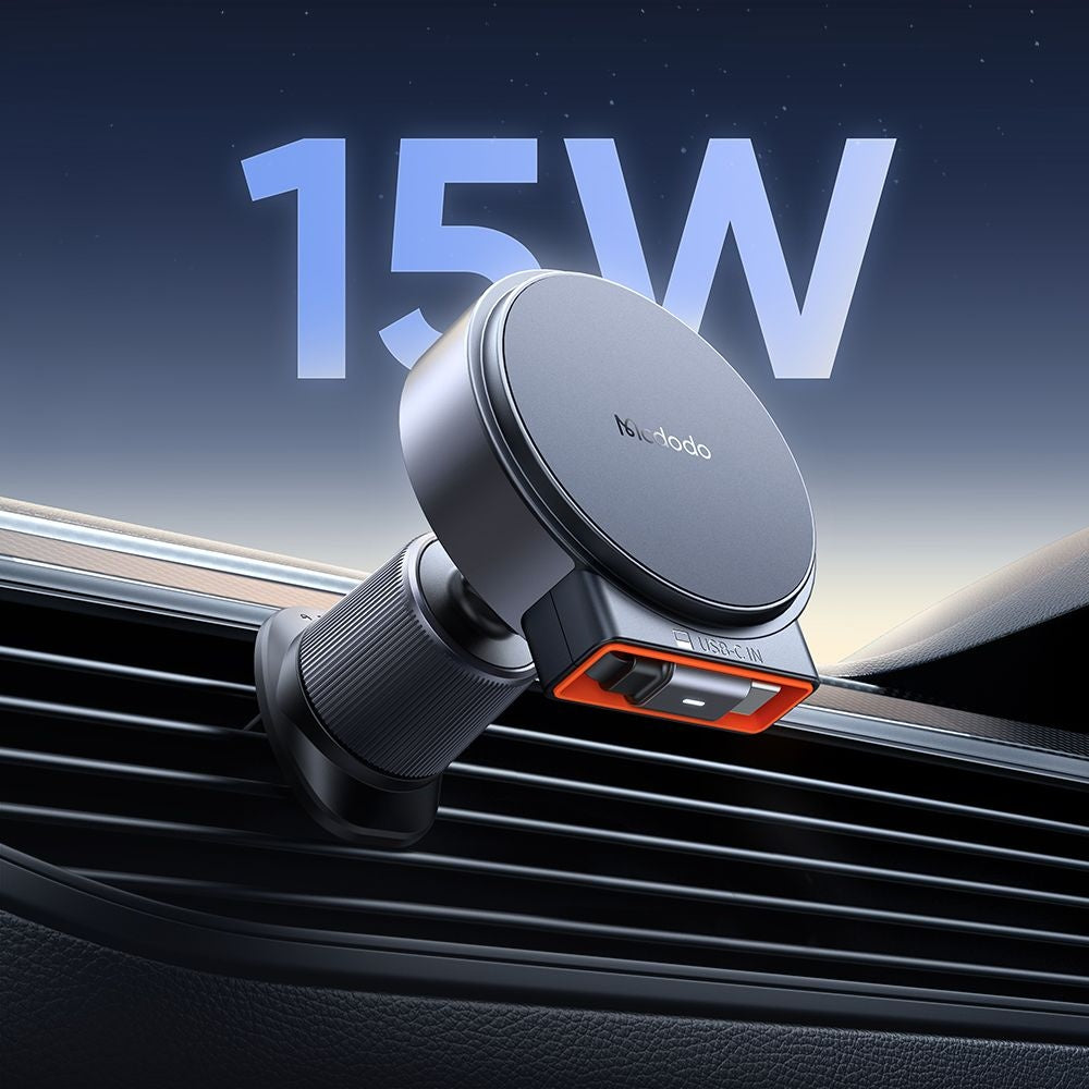 Trådløs Bil Lader McDodo CH-3000, 15W, 1.67A, Svart