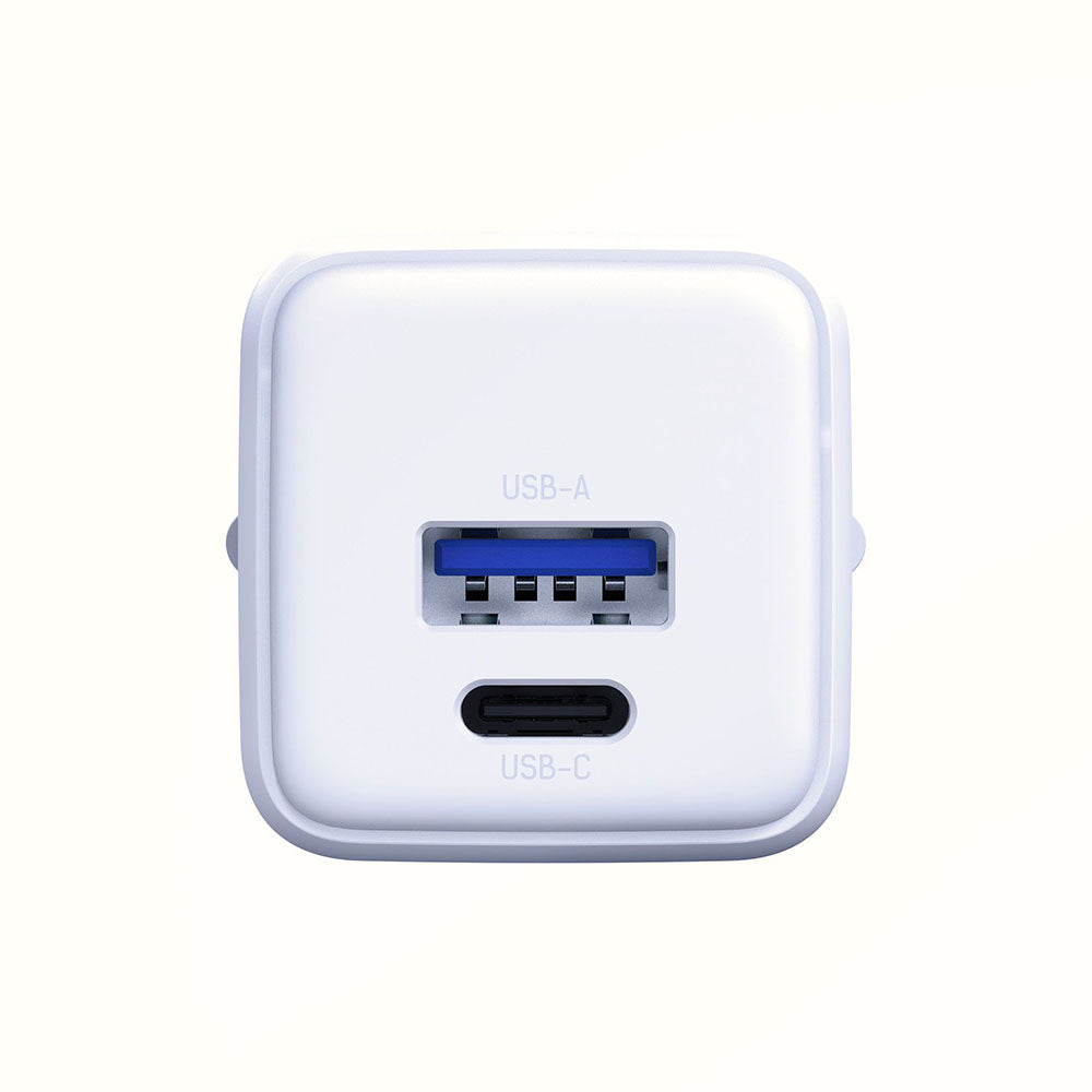 Nettlader 3MK Hyper, 20W, 3A, 1 x USB-A - 1 x USB-C, Hvit