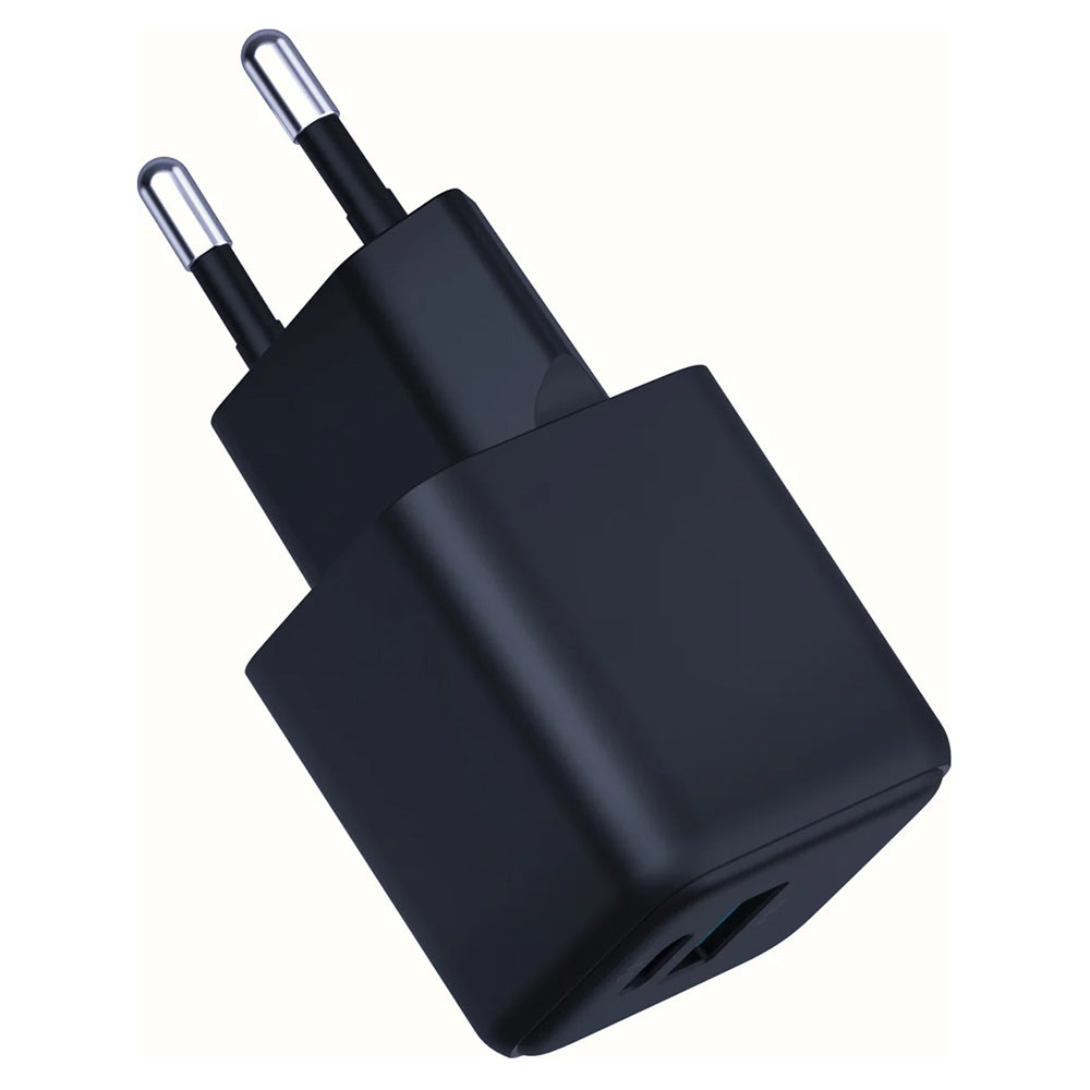 Nettlader 3MK Hyper, 20W, 3A, 1 x USB-A - 1 x USB-C, Svart
