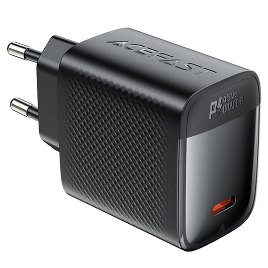 Nettlader Acefast A112, 45W, 3A, 1 x USB-C, Svart