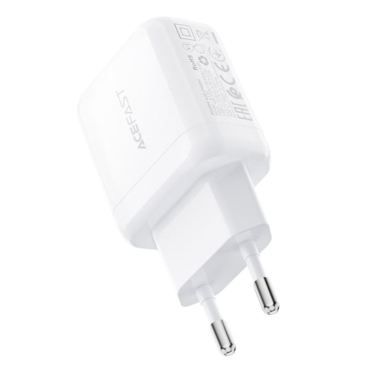 Acefast A130 nettverkslader, 20W, 3A, 1 x USB-C, Hvit