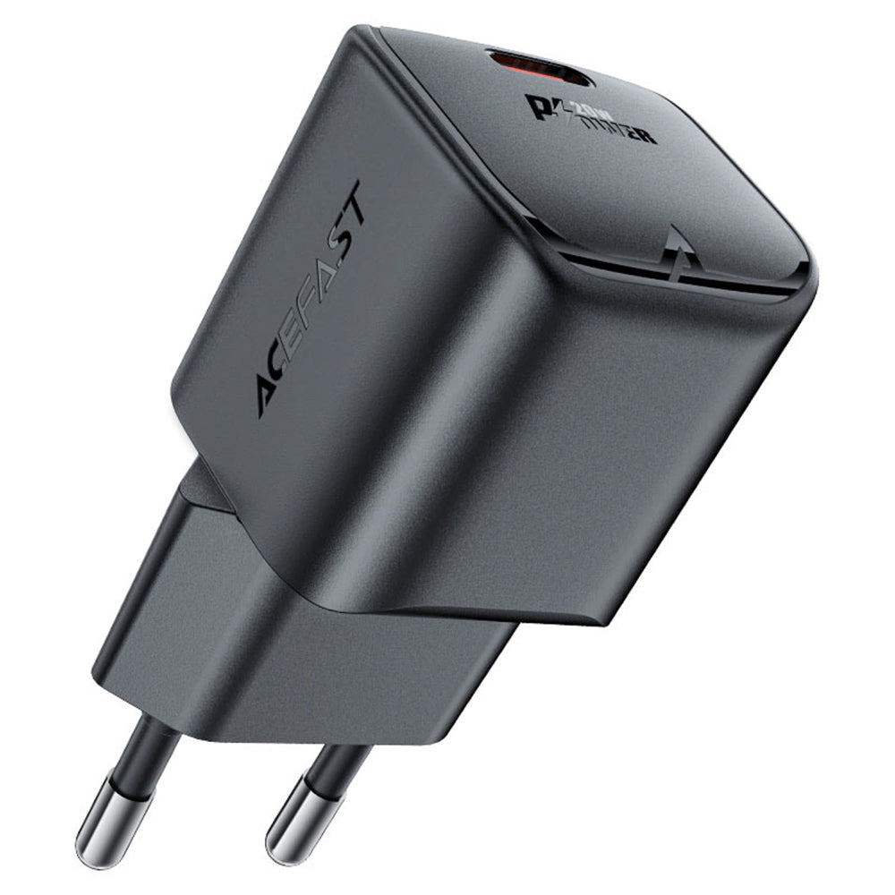 Nettlader Acefast A73 Mini, 20W, 3A, 1 x USB-C, Svart