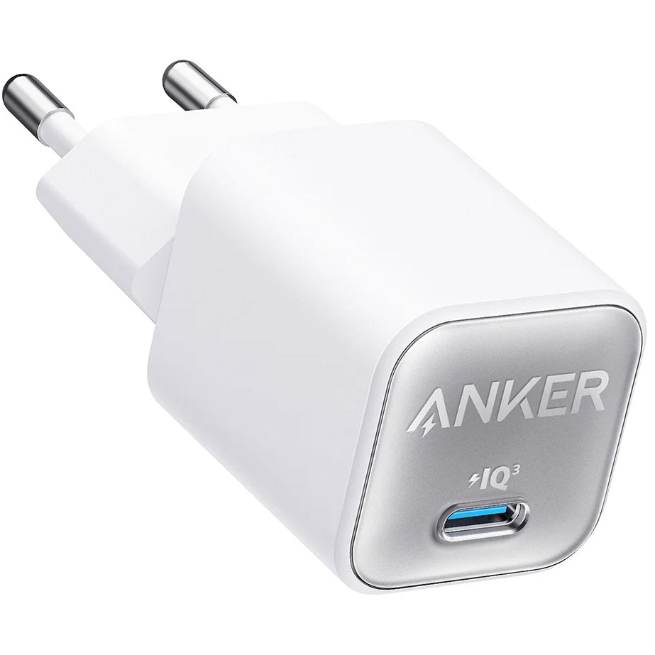 Anker 511 Nano 3 nettverkslader, 30 W, 3 A, 1 x USB-C, hvit A2147G21