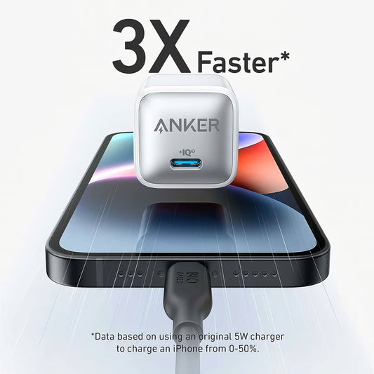 Nettverkslader Anker 512 Nano 3, 20W, 3A, 1 x USB-C, Hvit A2346G21