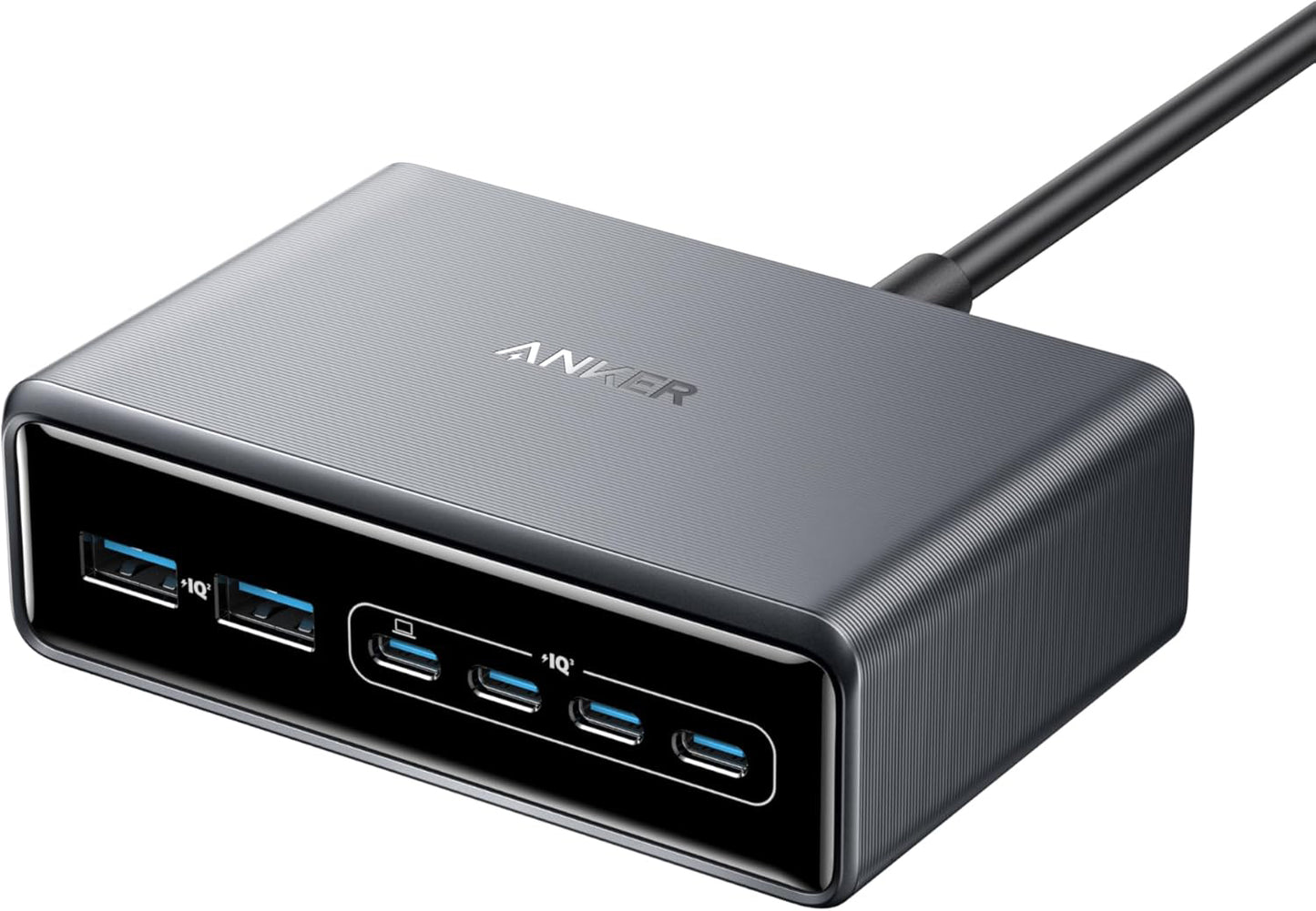 Anker Prime Station lader, 200 W, 3 A, 2 x USB-A - 4 x USB-C, svart A2683341