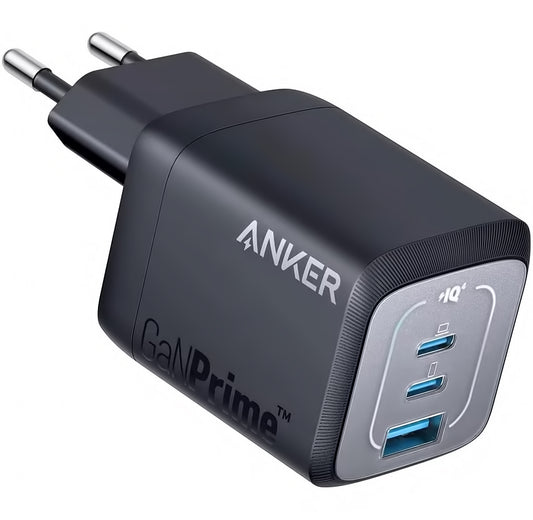 Anker Prime nettverkslader, 67W, 5A, 1 x USB-A - 2 x USB-C, svart A2669313