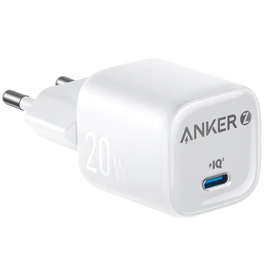 Anker Zolo Nettlader, 20W, 3A, 1 x USB-C, Hvit A2699G21