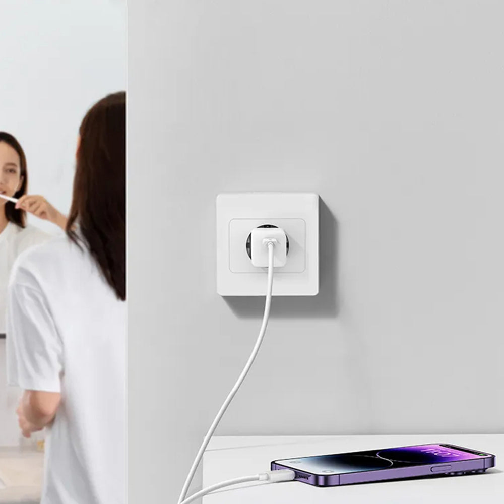 Baseus Nettlader, 20W, 3A, 1 x USB-C, Lilla CCGN050105