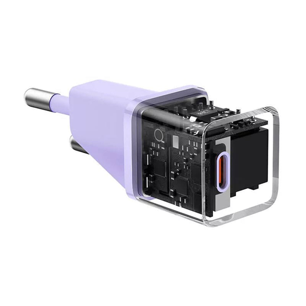 Baseus Nettlader, 20W, 3A, 1 x USB-C, Lilla CCGN050105