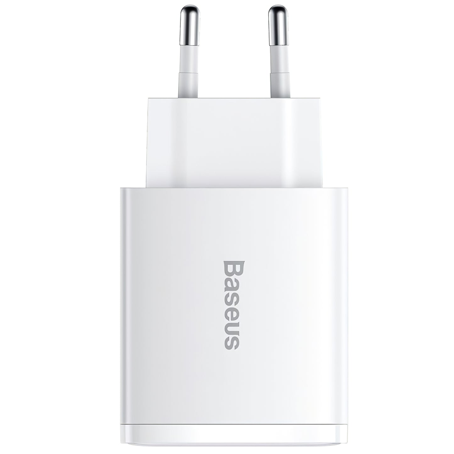 Nettverkslader Baseus Compact, 30 W, 1 x USB-C - 2 x USB-A, hvit CCXJ-E02