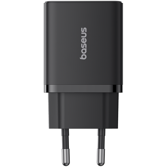 Baseus Cube Nettlader, 20W, 3A, 1 x USB-A - 1 x USB-C, Svart P10111403113-00