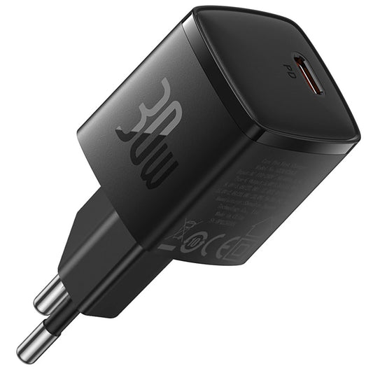 Nettlader Baseus Cube Pro, 30W, 3A, 1 x USB-C, Svart CCXF000301