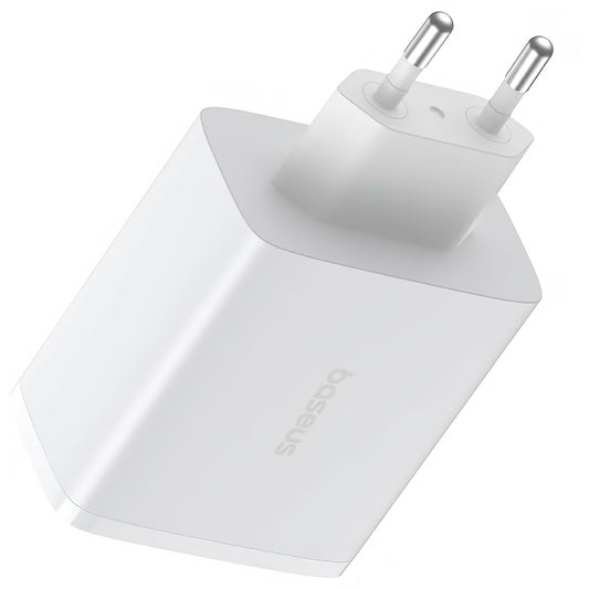 Nettverkslader Baseus Cube Pro, 65W, 3,25A, 1 x USB-A - 2 x USB-C, hvit P10152301213-00
