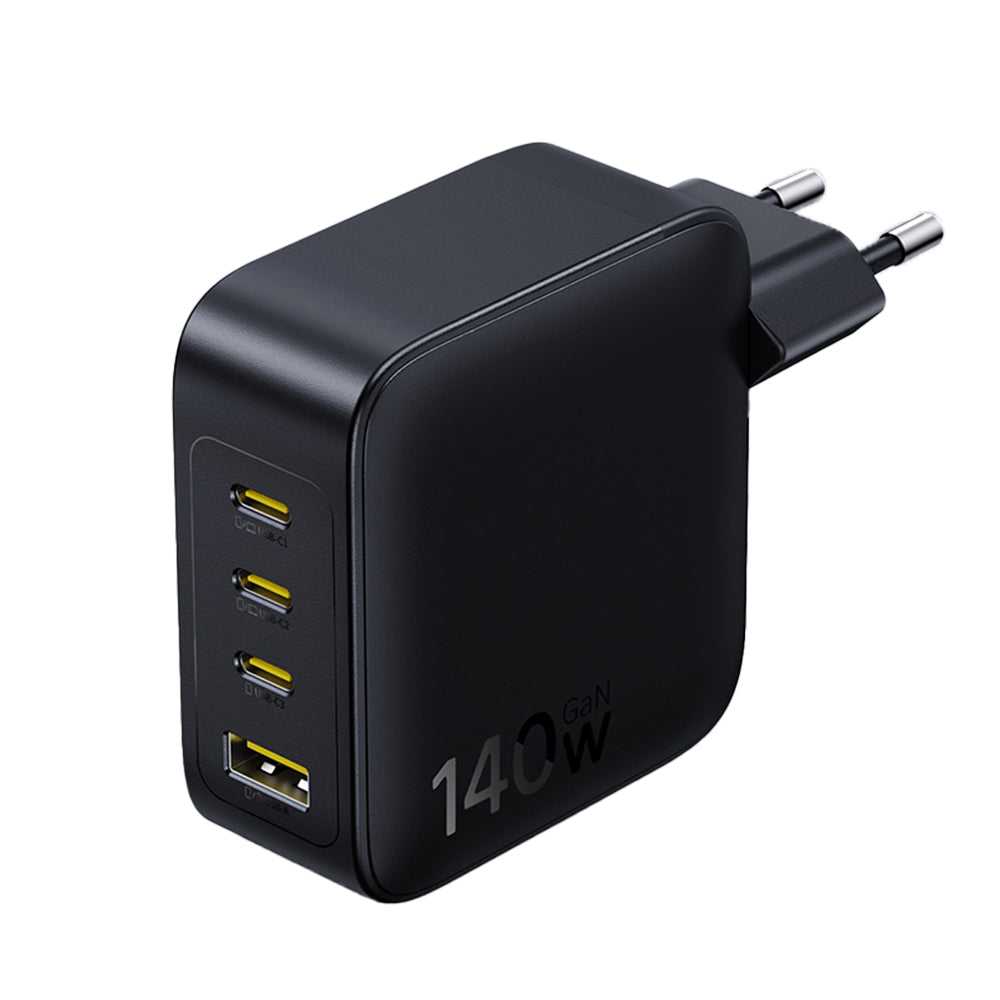 Baseus EnerFill FH11 nettverkslader, 140W, 5A, 1 x USB-A - 3 x USB-C, Svart E0121J00