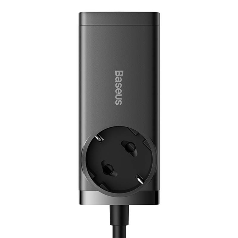 Baseus GaN3 Pro forlenger, 1 x Schuko, Svart PSZM000901