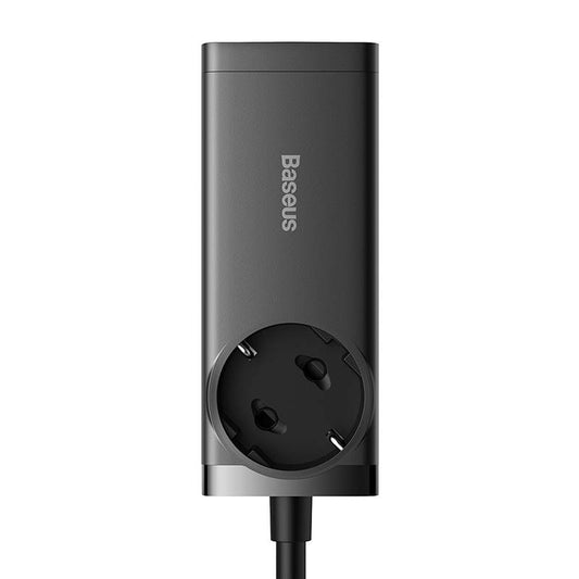 Baseus GaN3 Pro PowerStrip PowerStrip, 100W, 5A, 2 x USB-A - 2 x USB-C - 1 x Schuko, svart PSZM000401