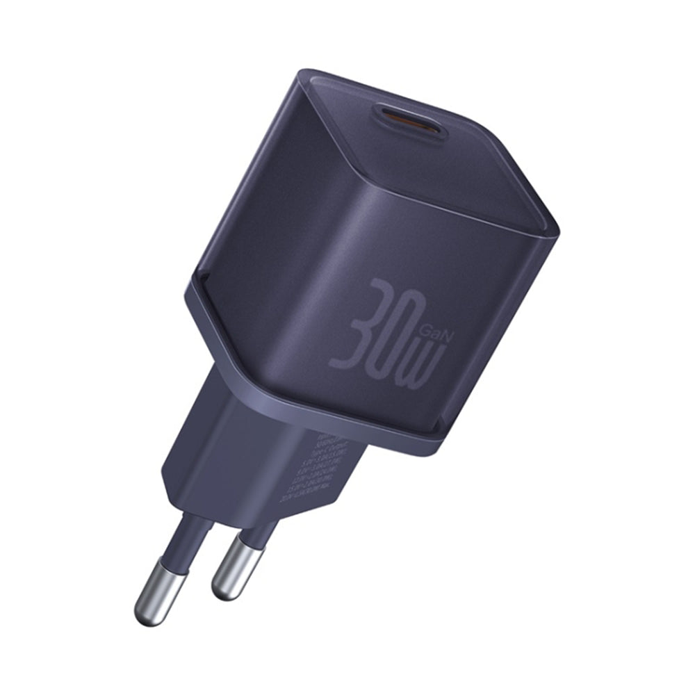 Nettlader Baseus GaN5S, 30W, 3A, 1 x USB-C, Lilla P10162504523-00