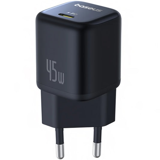 Nettlader Baseus PicoGo, 45W, 3A, 1 x USB-C, Svart P10176800123-00