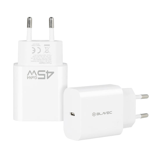 Blavec BC-7 Nettlader, 45W, 3A, 1 x USB-C, Hvit