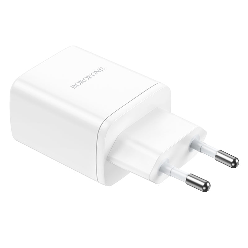 Nettverkslader Borofone BN9, 35W, 3A, 2 x USB-C, hvit