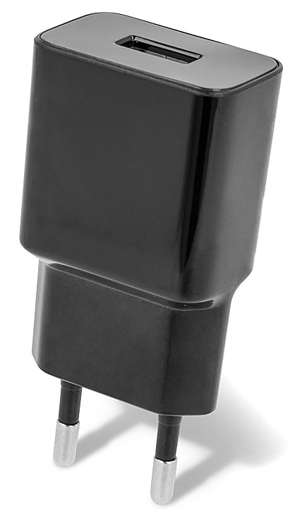 MaXlife MXTC-01 Nettverkslader med microUSB-kabel, 10,5 W, 2,1 A, 1 x USB-A, svart