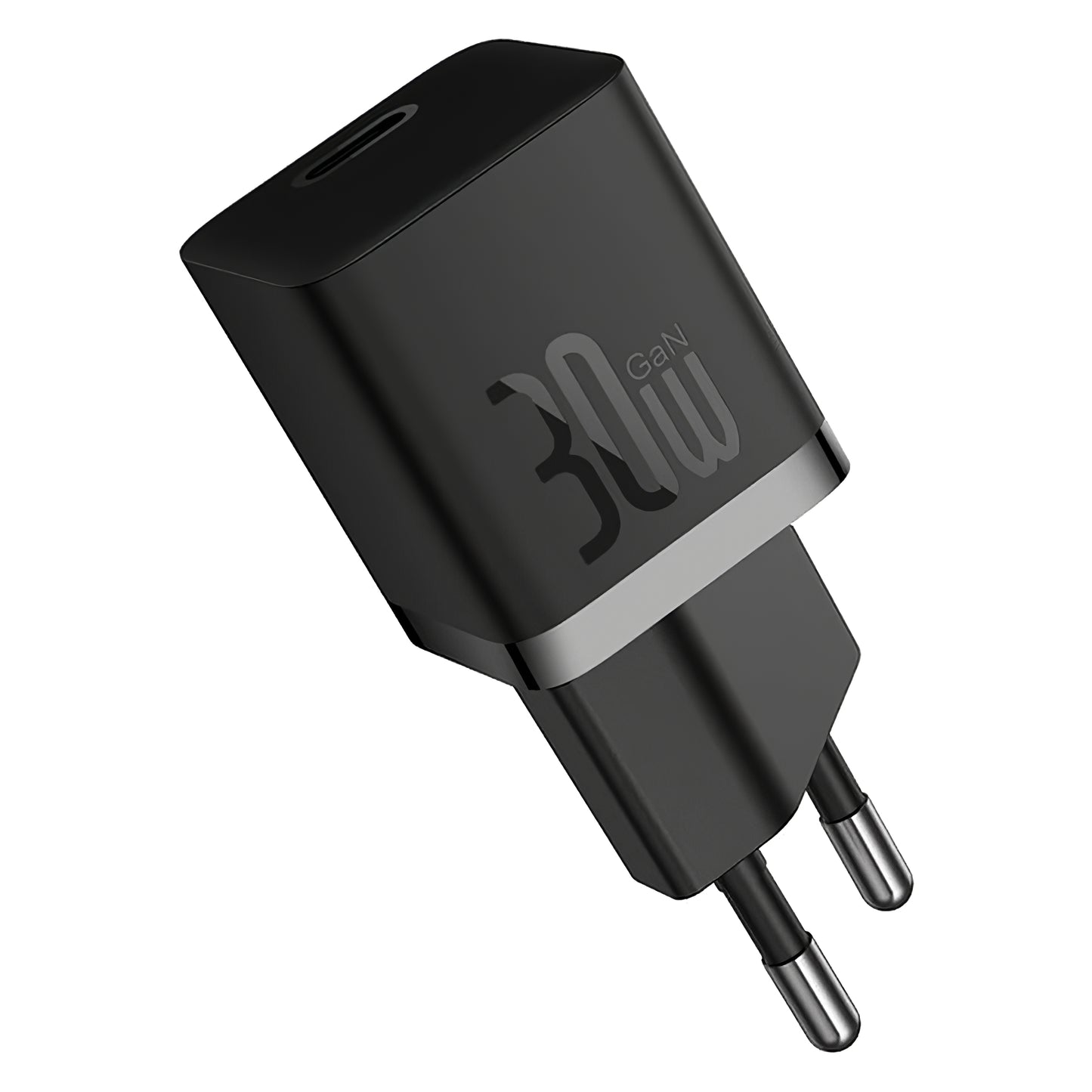 Baseus GaN5S nettverkslader med USB-C-kabel Baseus GaN5S, 30W, 3A, 1 x USB-C, svart P1011090902113113-00