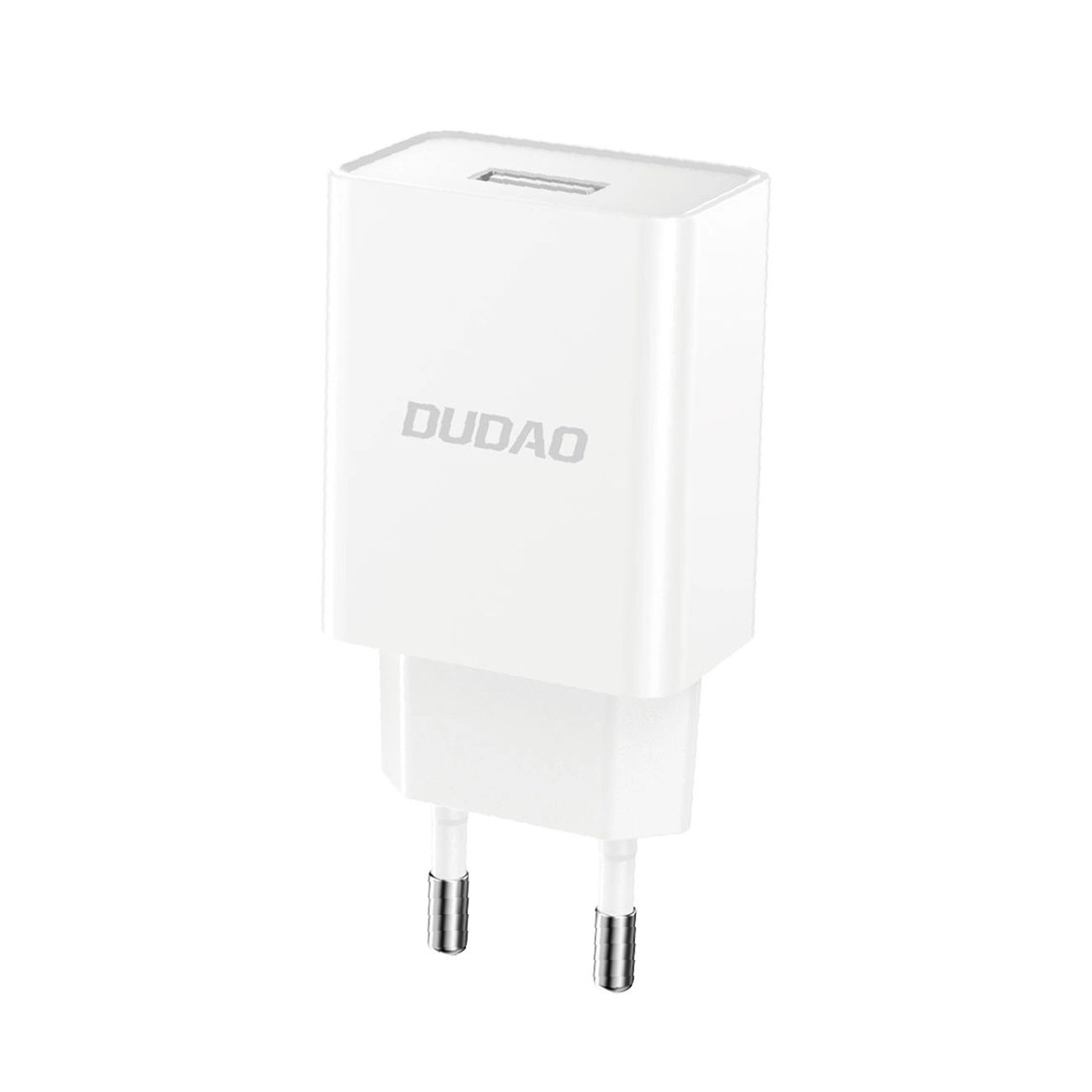 Nettlader med USB-C-kabel Dudao A4EU, 10W, 2.1A, 1 x USB-A, Hvit