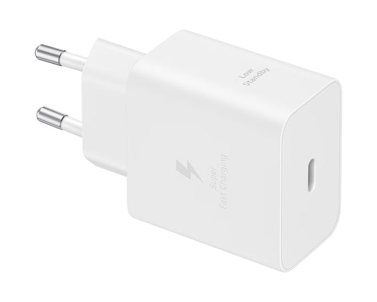 Samsung nettverkslader med USB-C-kabel, 45W, 4.05A, 1 x USB-C, Hvit EP-T4511XWEGEU