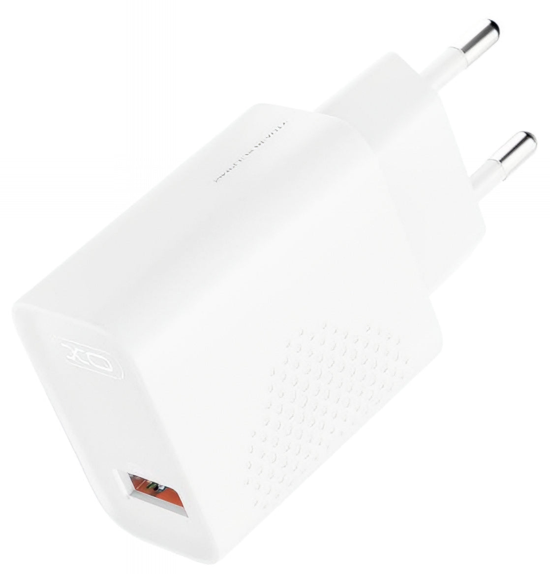 Nettlader med microUSB-kabel XO Design L159, 18W, 3A, 1 x USB-A, Hvit
