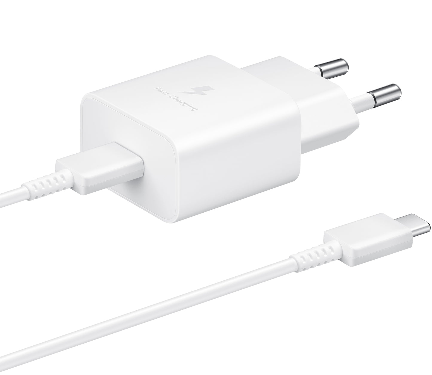 Samsung USB-C nettverkslader, 15W, 2A, 1 x USB-C, hvit EP-T1510XWEGEU