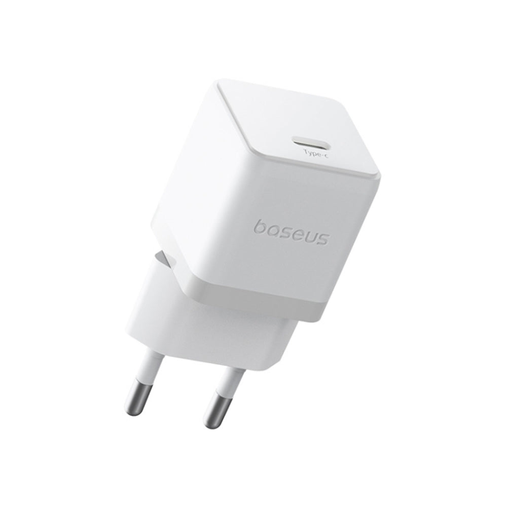 Nettlader med USB-C-kabel Baseus Palm, 30W, 3A, 1 x USB-C, Hvit P10111605213-01