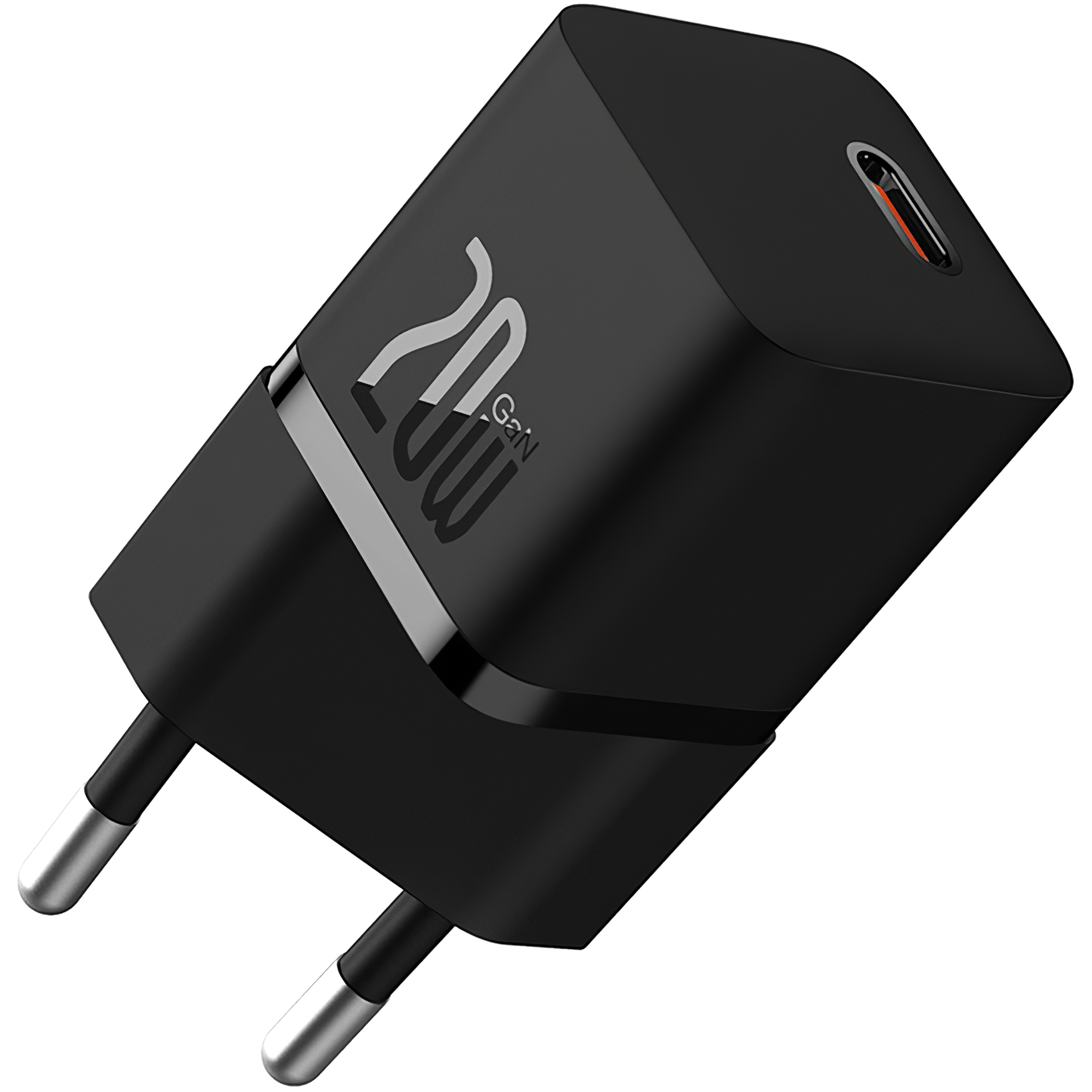 Nettverkslader med USB-C-kabel Baseus GaN5 GaN5, 20W, 3A, 1 x USB-C, svart P10110900113-00