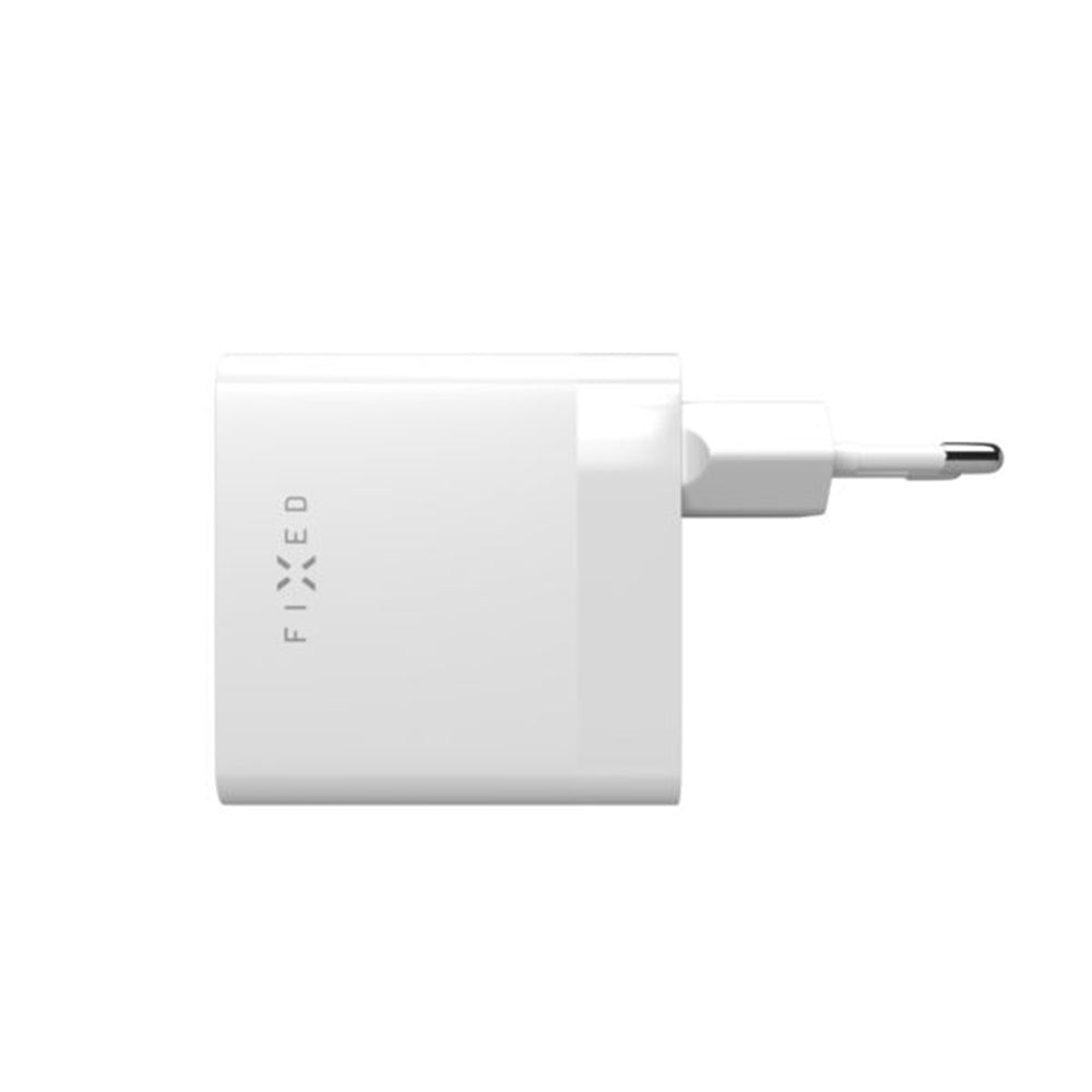Nettlader Fixed, 65W, 3.25A, 2 x USB-C, Hvit