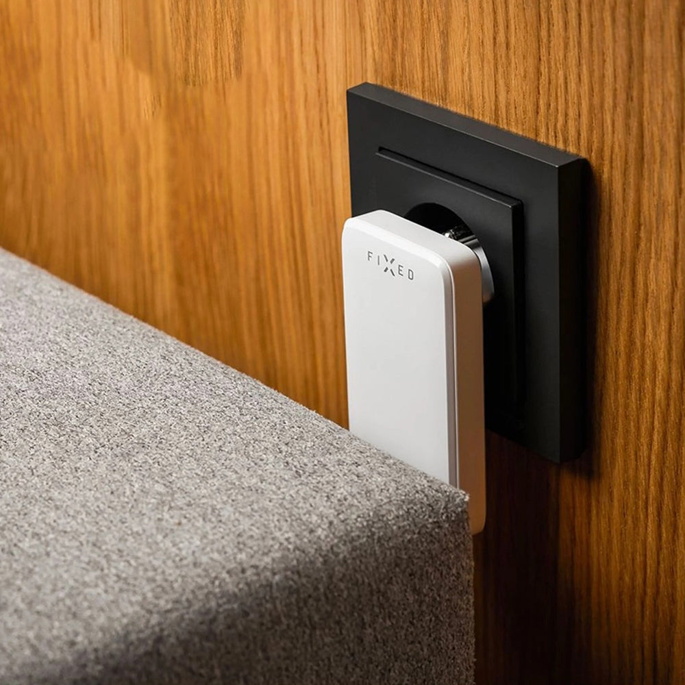 Lader Fixed Slim, 45W, 3A, 2 x USB-C, Hvit