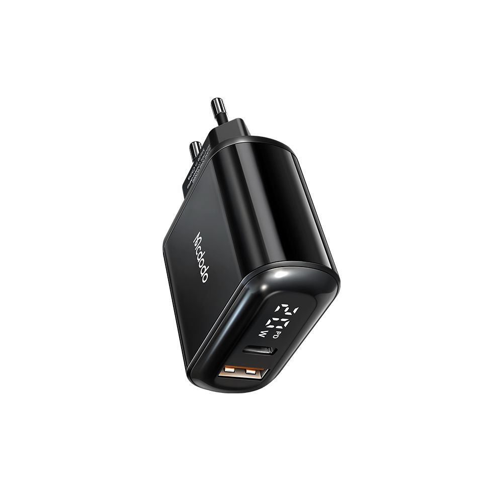 McDodo CH-7170 Chocolate Display nettverkslader, 20W, 3A, 1 x USB-A - 1 x USB-C, Svart