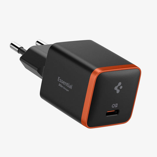 Spigen EE301EU Essential nettadapter, 30W, 3A, 1 x USB-C, svart ACH08448