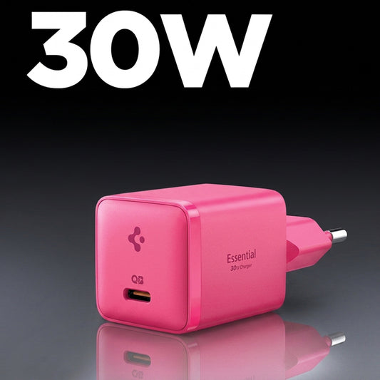 Spigen EE301EU Essential Nettlader, 30W, 3A, 1 x USB-C, Rosa ACH10449