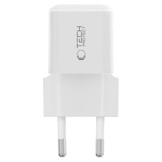 Tech-Protect NCM25 Nettlader, 25W, 3A, 1 x USB-C, Hvit