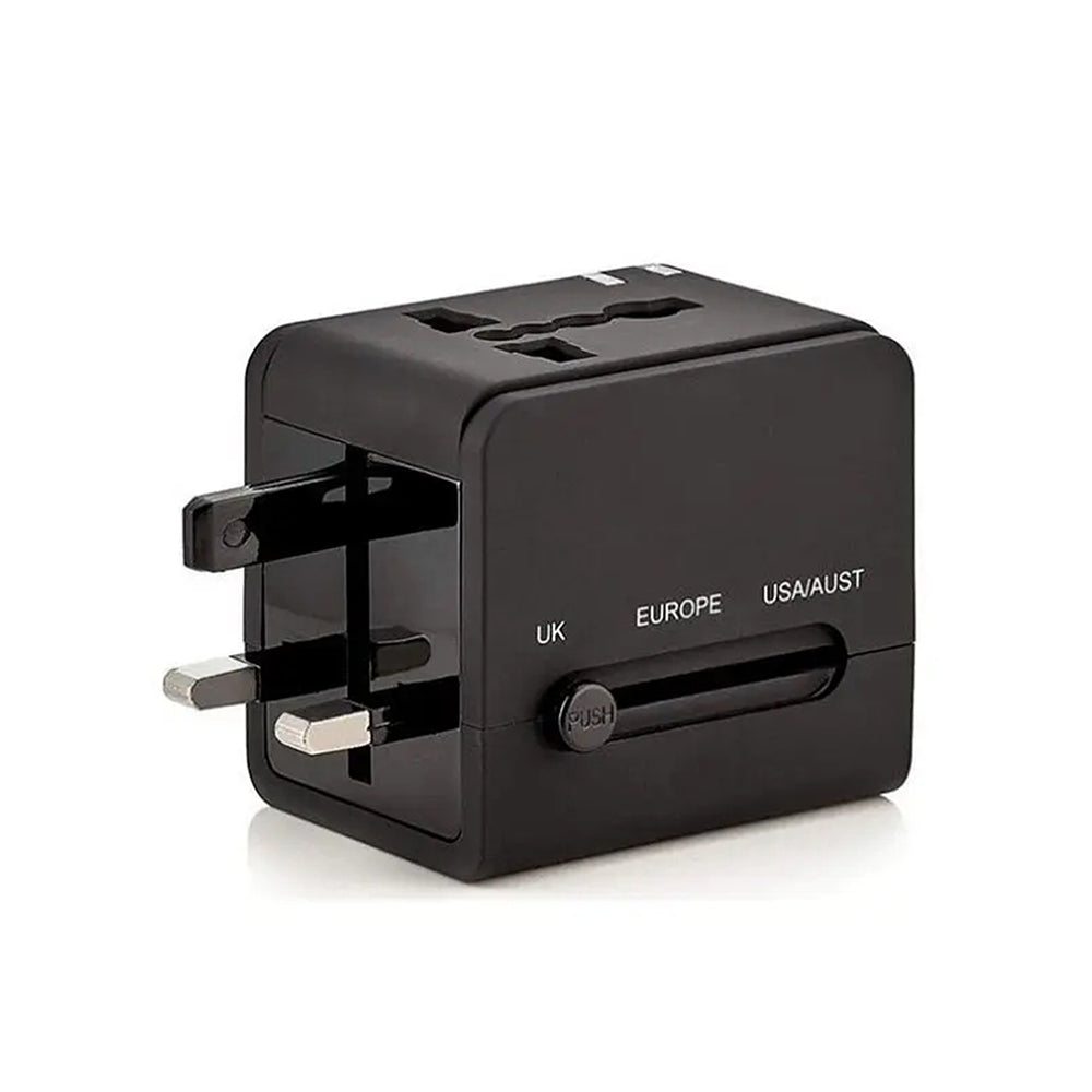 Nettlader Techsuit HHt148 Travel, 10W, 2A, 2 x USB-A, Svart