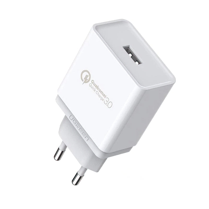 UGREEN CD122 Nettlader, 18W, 3A, 1 x USB-A, Hvit