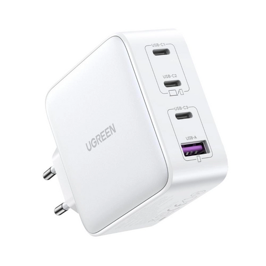 UGREEN CD226 Nettlader, 100W, 5A, 1 x USB-A - 3 x USB-C, Hvit