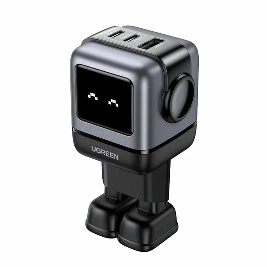 Nettverkslader UGREEN CD361 Uno, 65W, 3,25A, 1 x USB-A - 2 x USB-C, svart