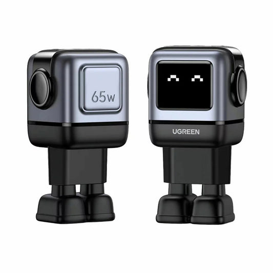 Nettverkslader UGREEN CD361 Uno, 65W, 3,25A, 1 x USB-A - 2 x USB-C, svart
