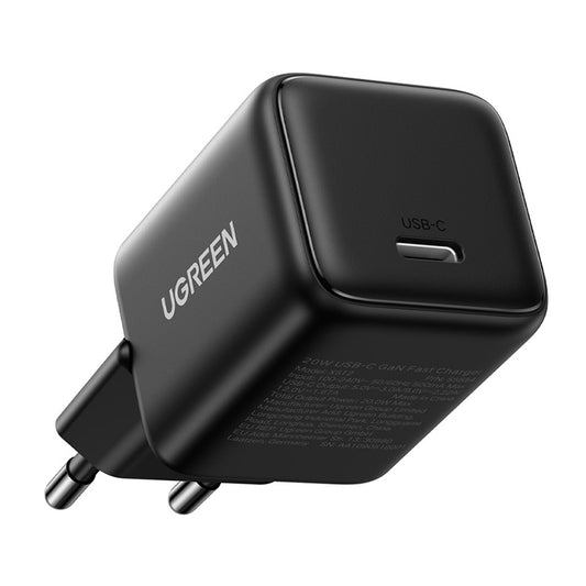 UGREEN X512 Nettlader, 20W, 3A, 1 x USB-C, Svart