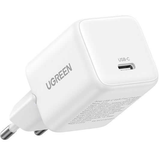 UGREEN X513 Nettlader, 30W, 3A, 1 x USB-C, Hvit
