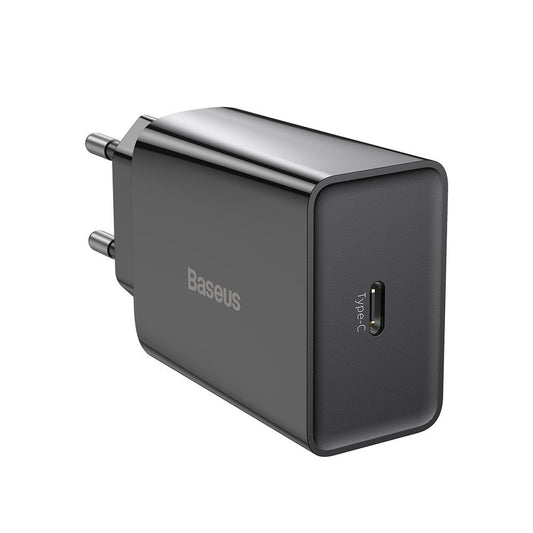 Baseus Speed Nettlader, 20W, 3A, 1 x USB-C, Svart CCFS-SN01