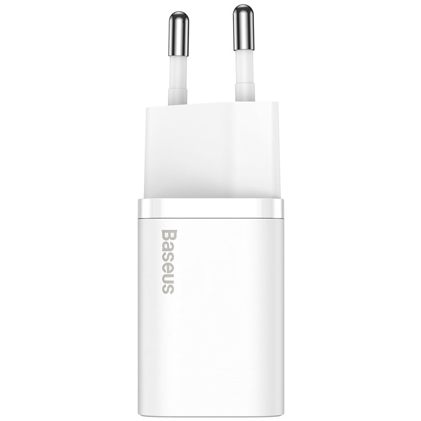 Nettverkslader Baseus Super Si, 20W, 3A, 1 x USB-C, hvit CCSUP-B02