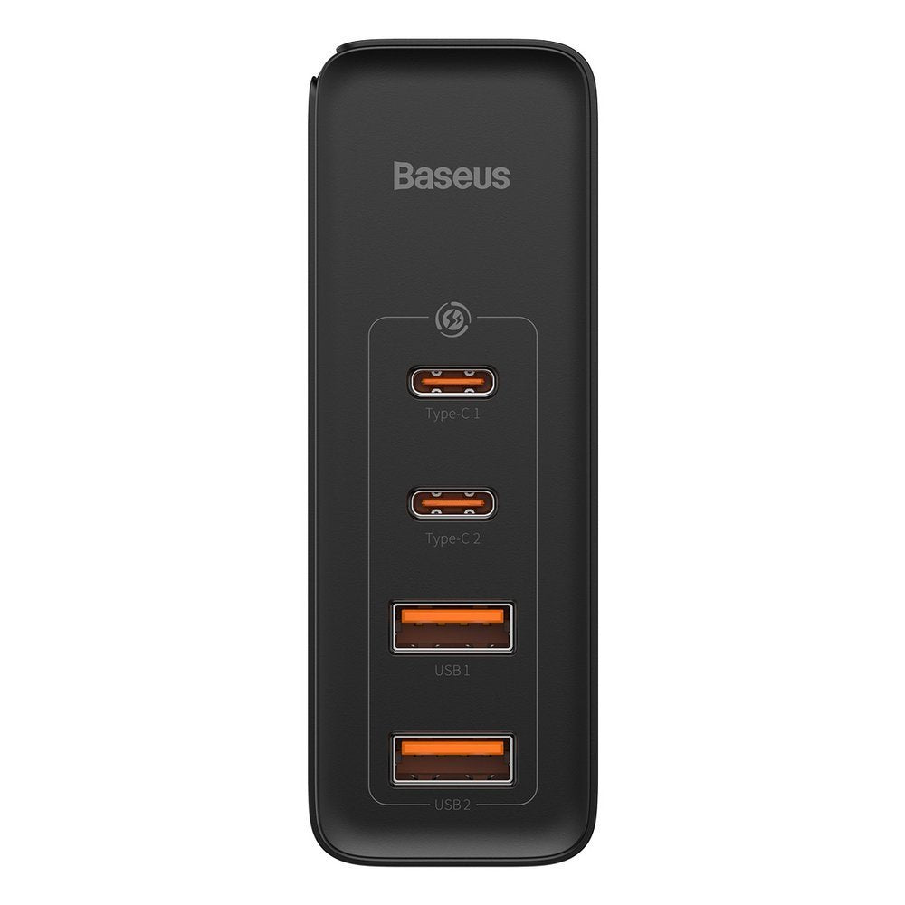 Baseus GAN2 Pro nettverkslader, 100W, 5A, 2 x USB-A - 2 x USB-C, svart CCGAN2P-L01