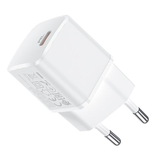 Nettverkslader HOCO N10, 20W, 3A, 1 x USB-C, hvit