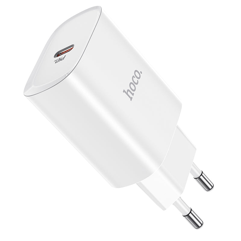 Nettverkslader HOCO N14, 20W, 3A, 1 x USB-C, hvit
